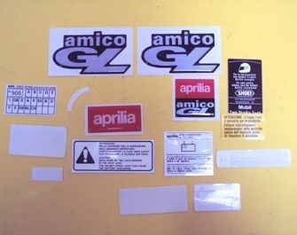 stickerset voor zwart Amico GLE